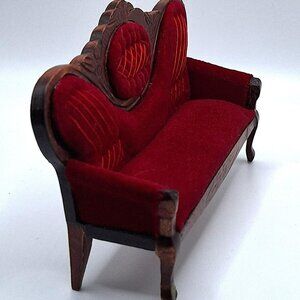 Miniatures Bombay Couch Adirondack Chair Stack of Fabric